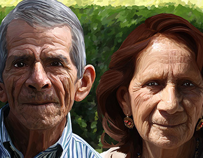 Painting of My Grandparents