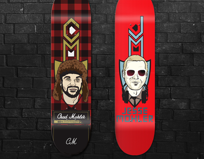 Signature Skateboard Artwork / Mohler Boards