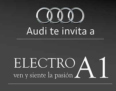 invitaciones fashion Audi