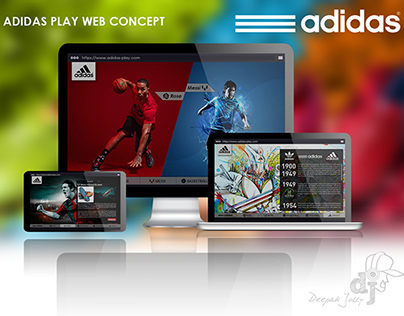 Adidas Play UX/UI Design