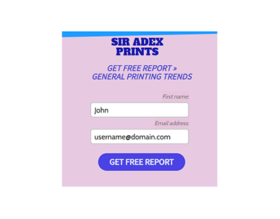 sir adex print form