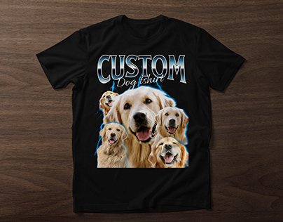 Dog Bootleg T shirt Design