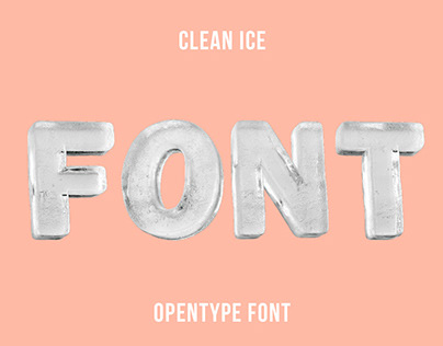Clean Ice Font
