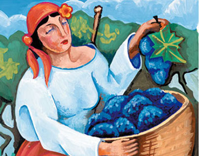 Illustrations for Moldovan wine producers