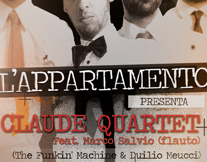 Flyer Claude Quartet Concert for www.upnea.com