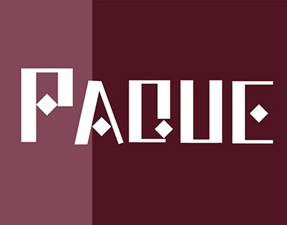 Paque (typeface design)