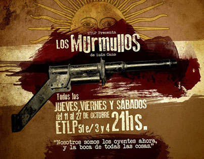 Los Murmullos, de Luis Cano, Escenografía.