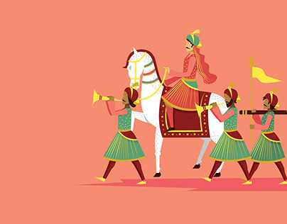 ANAND SWEETS TASTE OF ROYAL INDIA - ILLUSTRATION