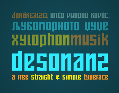 desonanz - free font
