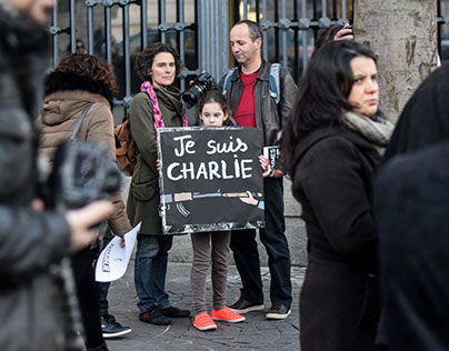 Nous Sommes Charlie Hebdo Porto - January 2015