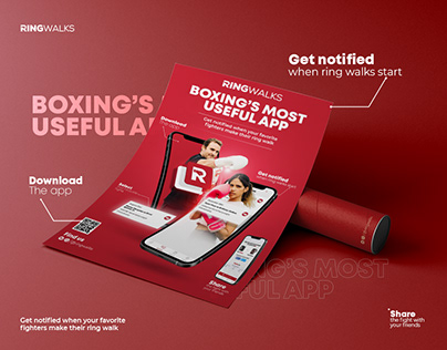 Boxing App Poster Design