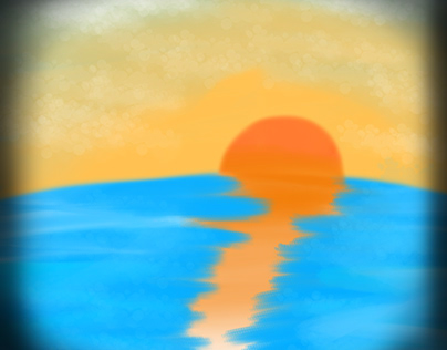 Ocean View Sunset (ARTWORK)
