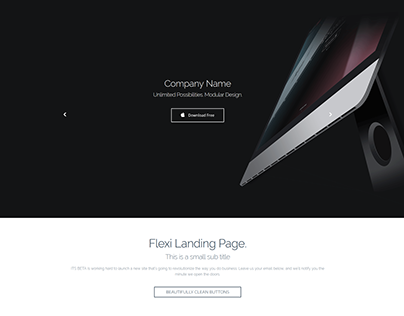 Bootstrap Landing Page Templates