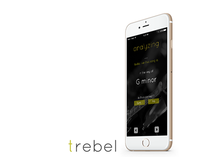 UI Design - trebel Musician iPhone iOS8 App