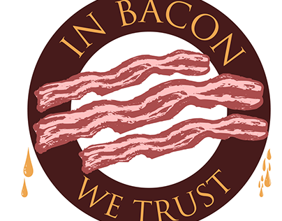 In Bacon we trust logo