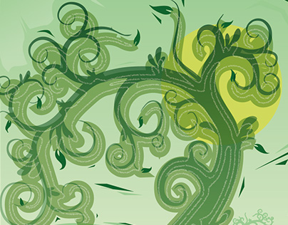 Leaf by Niggle (JRR Tolkien) - Illustration