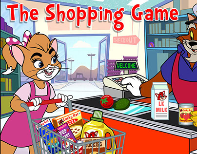 Art Direction for "The Shopping Game" App Screens