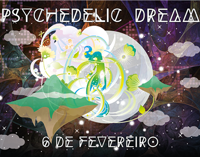 Psychedelic Dream - flyer, cartaz