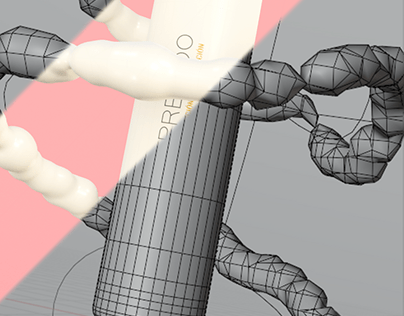 Animación de producto 3D - Acondicionador Zoled