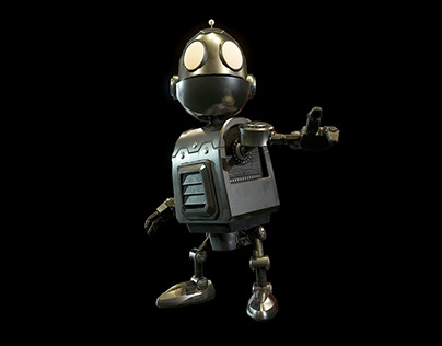 3D Clank from "Ratchet and Clank" games