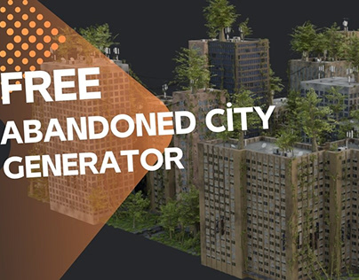 FREE Abandoned City Generator Addon / Blender Tutorial
