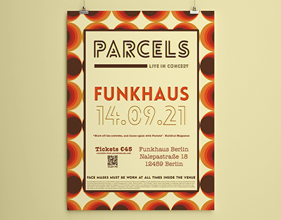 Concert Poster | Parcels