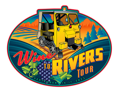 Decal for Wine to Rivers Speeder Tour