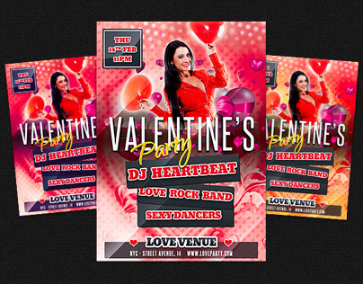 Free Valentine Party Flyer