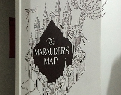 The Marauder’s Map - Pintura artística de parede