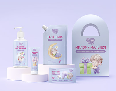 Package design for baby cosmetics | Дизайн упаковки