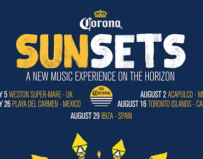 Motion graphics Corona SunSets festival