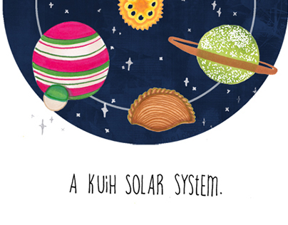 Kuih Solar System Illustration