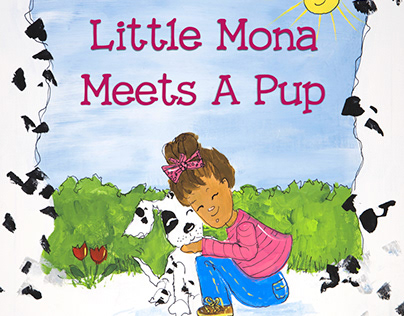 Little Mona Meets a Pup