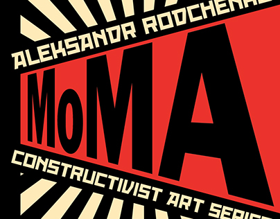 2015 College Work: Constructivist Style Posters