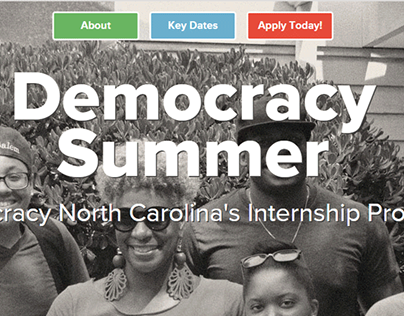 Democracy Summer website redeisgn