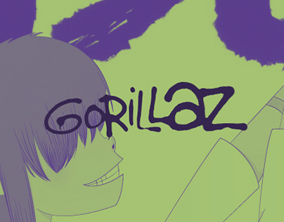 Gorillaz CD Cover.