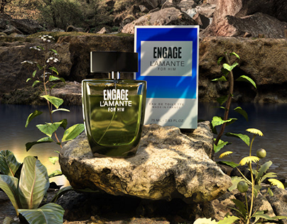 3D Product Render - Engage Perfume