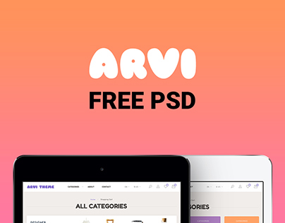 Arvi. Free PSD