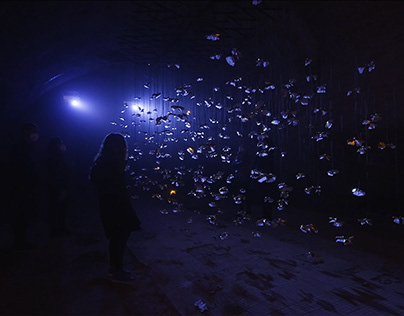 Project thumbnail - Fireflies - Light & Sound Sculpture