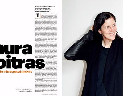 Laura Poitras for Financial Times Weekend Magazine
