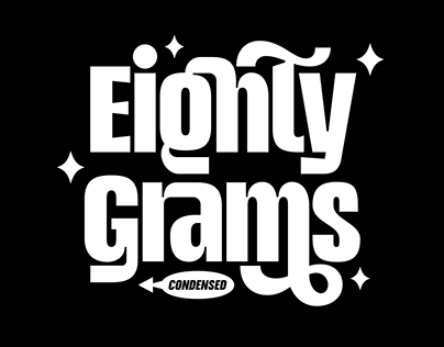 Eighty Grams | Condensed Sans Serif
