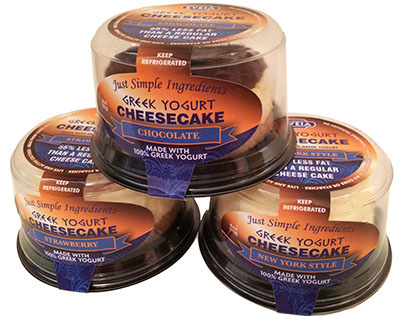 Greek Yogurt Cheesecake Labels