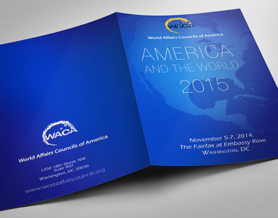 Brochure for World Affairs Councils of America