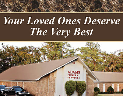 Adams Funeral Home Ad Update