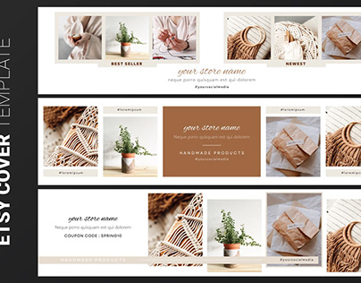 Canva ETSY Banner Template