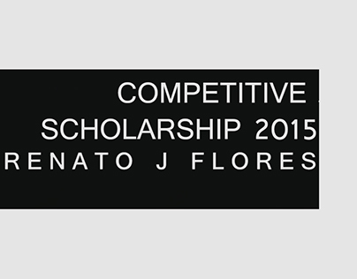 Competitive Scholarship 2015 Portfolio