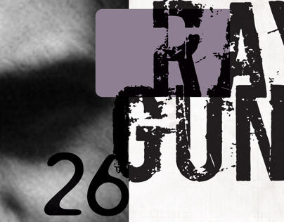 Student Work: "Ray Gun" Magazine Cover & Spread