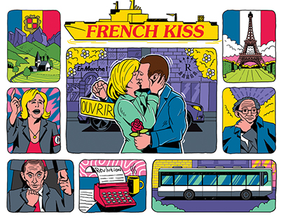 Label of the beer "French Kiss"