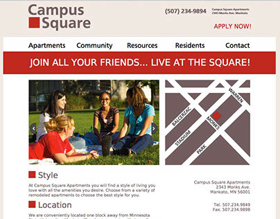 Campus Square Website
