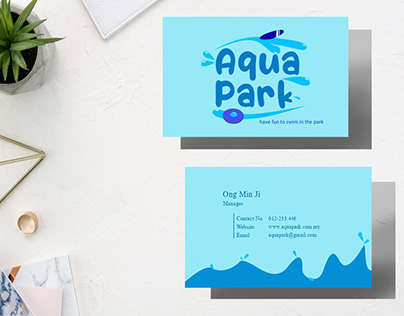 Water Theme Park Business Card